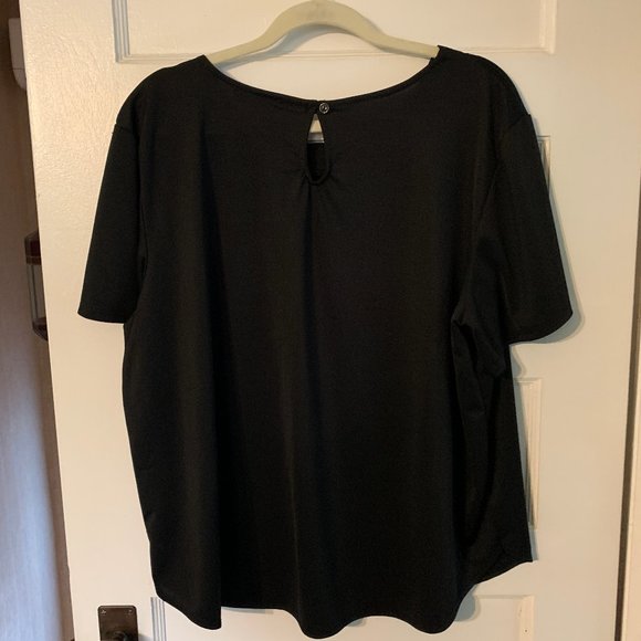 Mandee Dressy T-Shirt with Neckline Beading - Picture 7 of 8